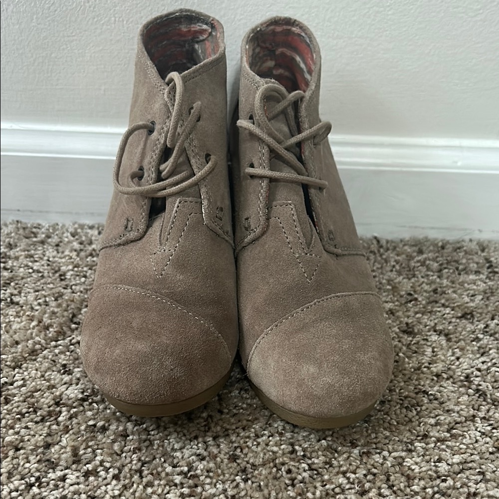 Toms suede heels - Picture 2 of 4